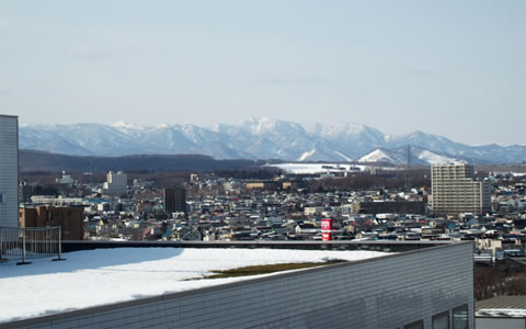 ラウンジから西側を撮影