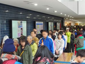 もち配布