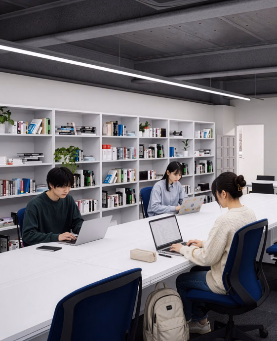 学生研究室の様子