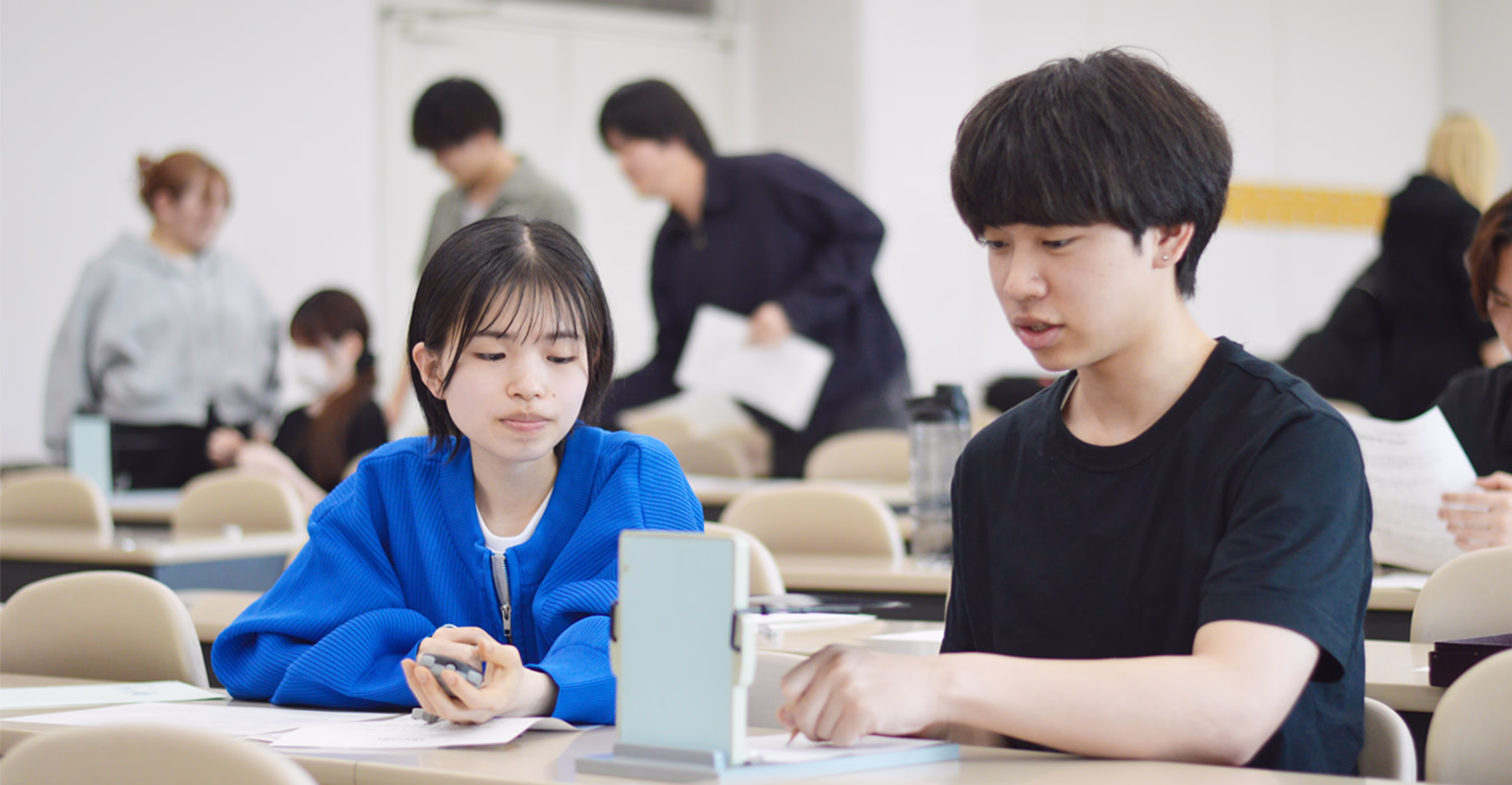 心理学科の授業風景