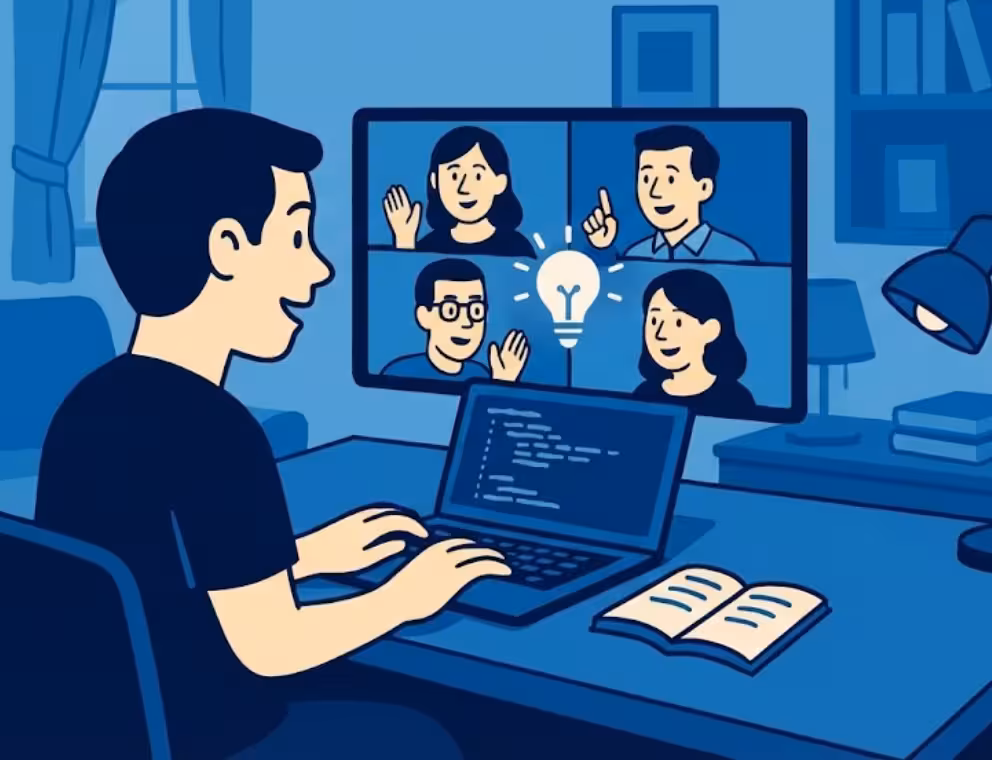 オンライングループワークのイメージ画像